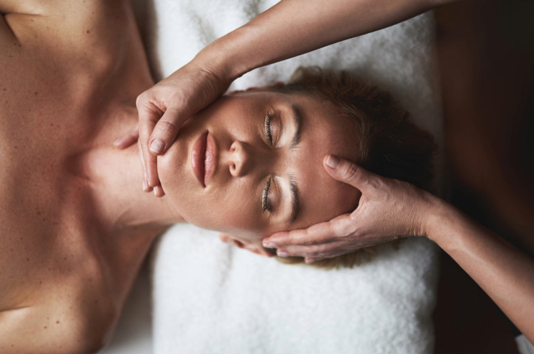 Kopf-Massage